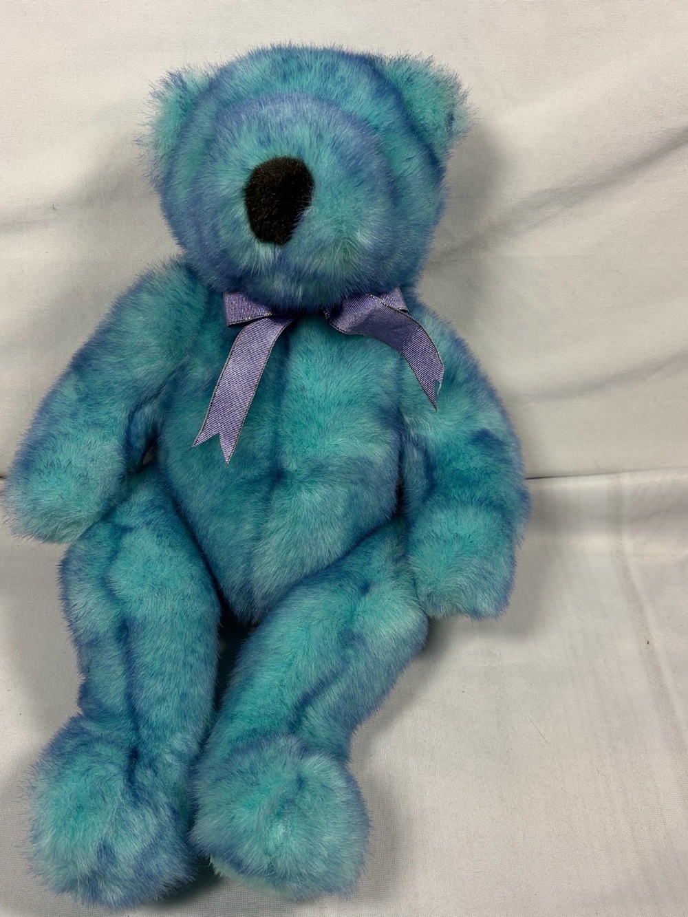 Blue beady TY bear